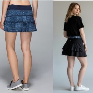 Lululemon Athletica/Tail Set of (2)Mini Skirt Skort Pickleball Tennis Set Size M